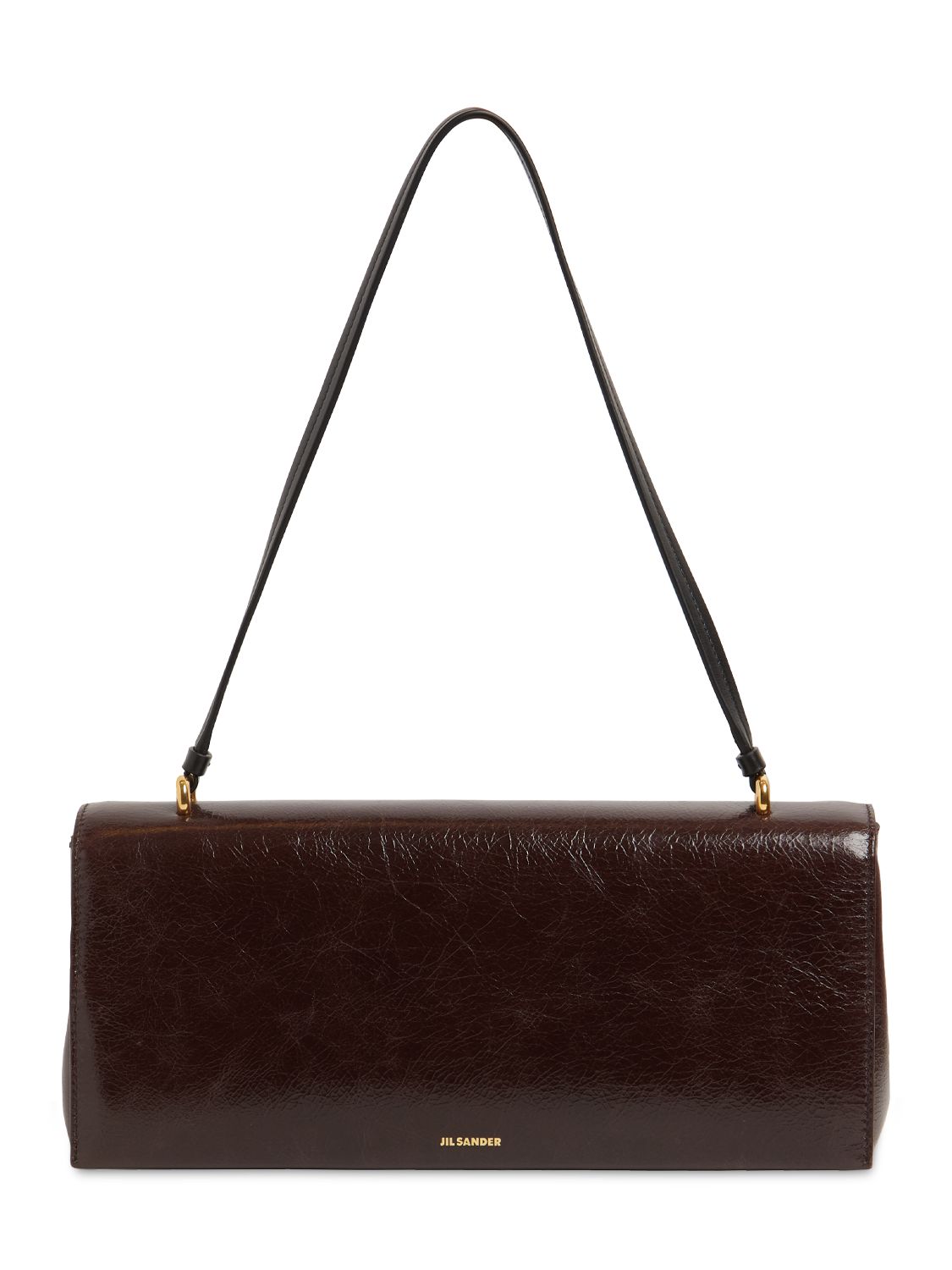 chocolate brown clutch bag