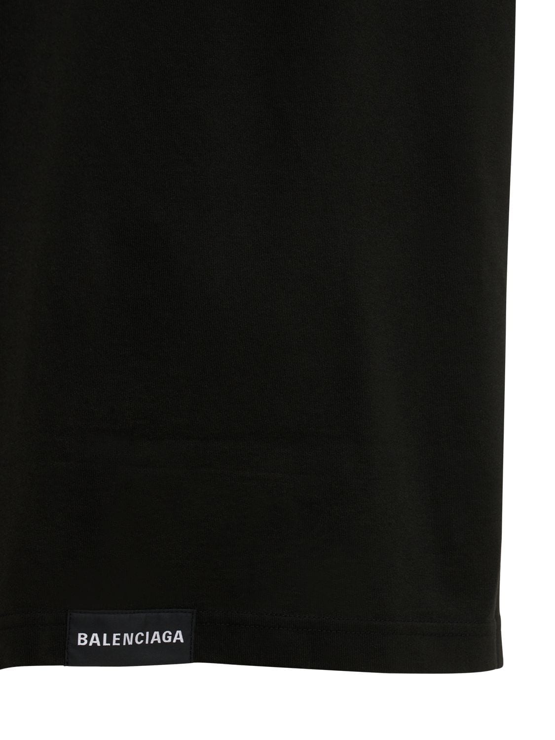 Shop Balenciaga Oversize Cotton T-shirt In Black