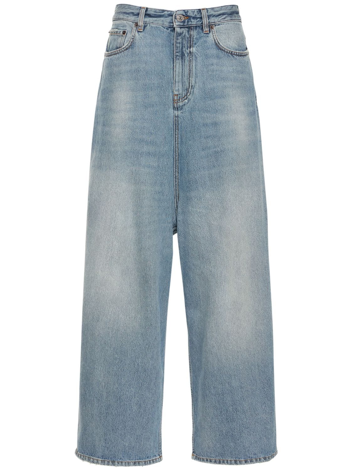 Low-crotch Vintage Denim Jeans