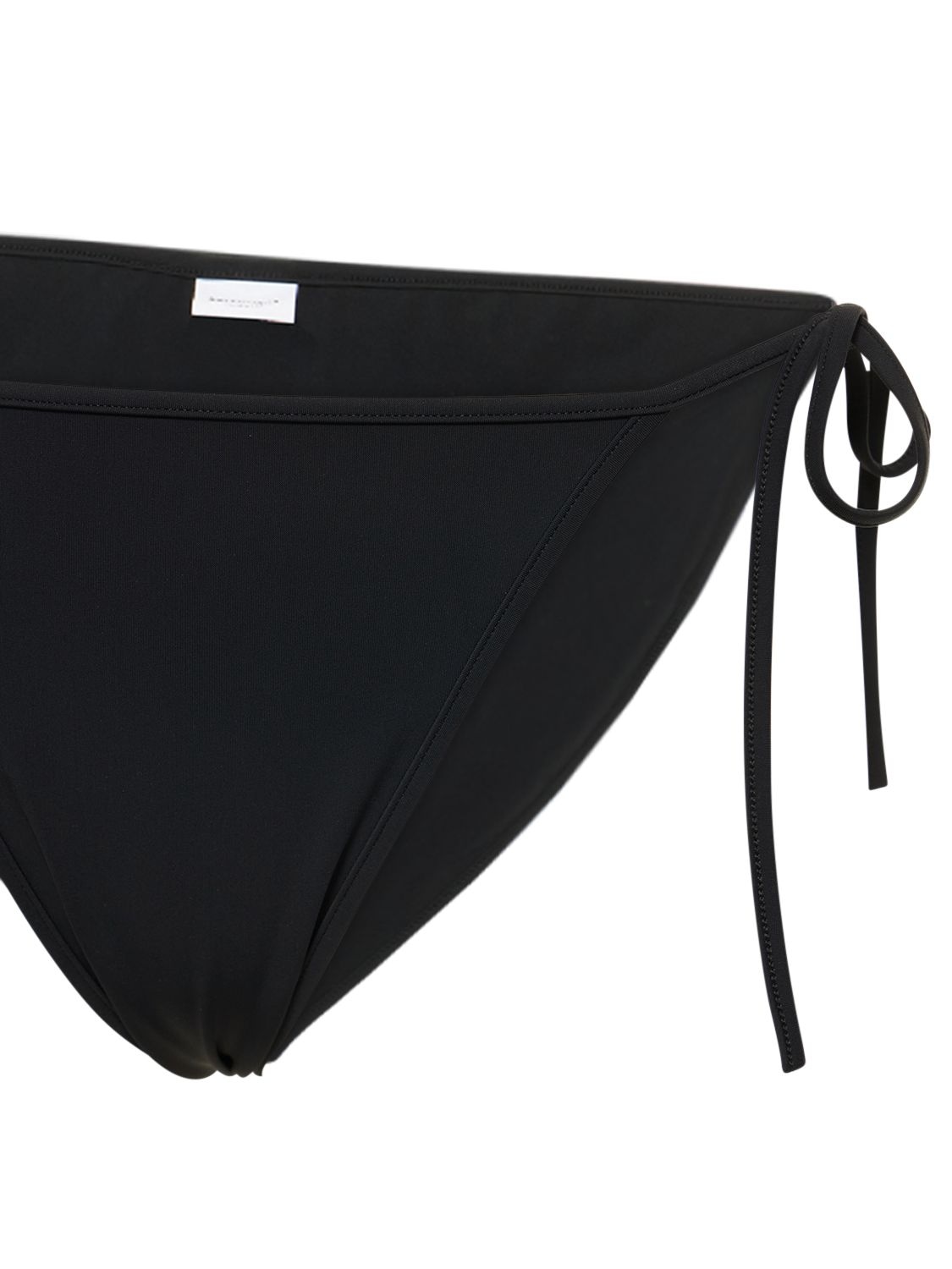 Shop Balenciaga Minimal Spandex Bikini In Black