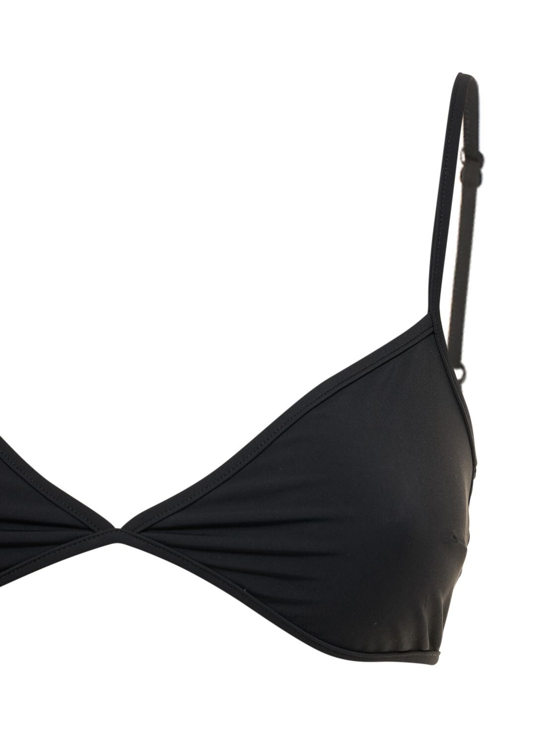 Shop Balenciaga Minimal Spandex Bikini In Black