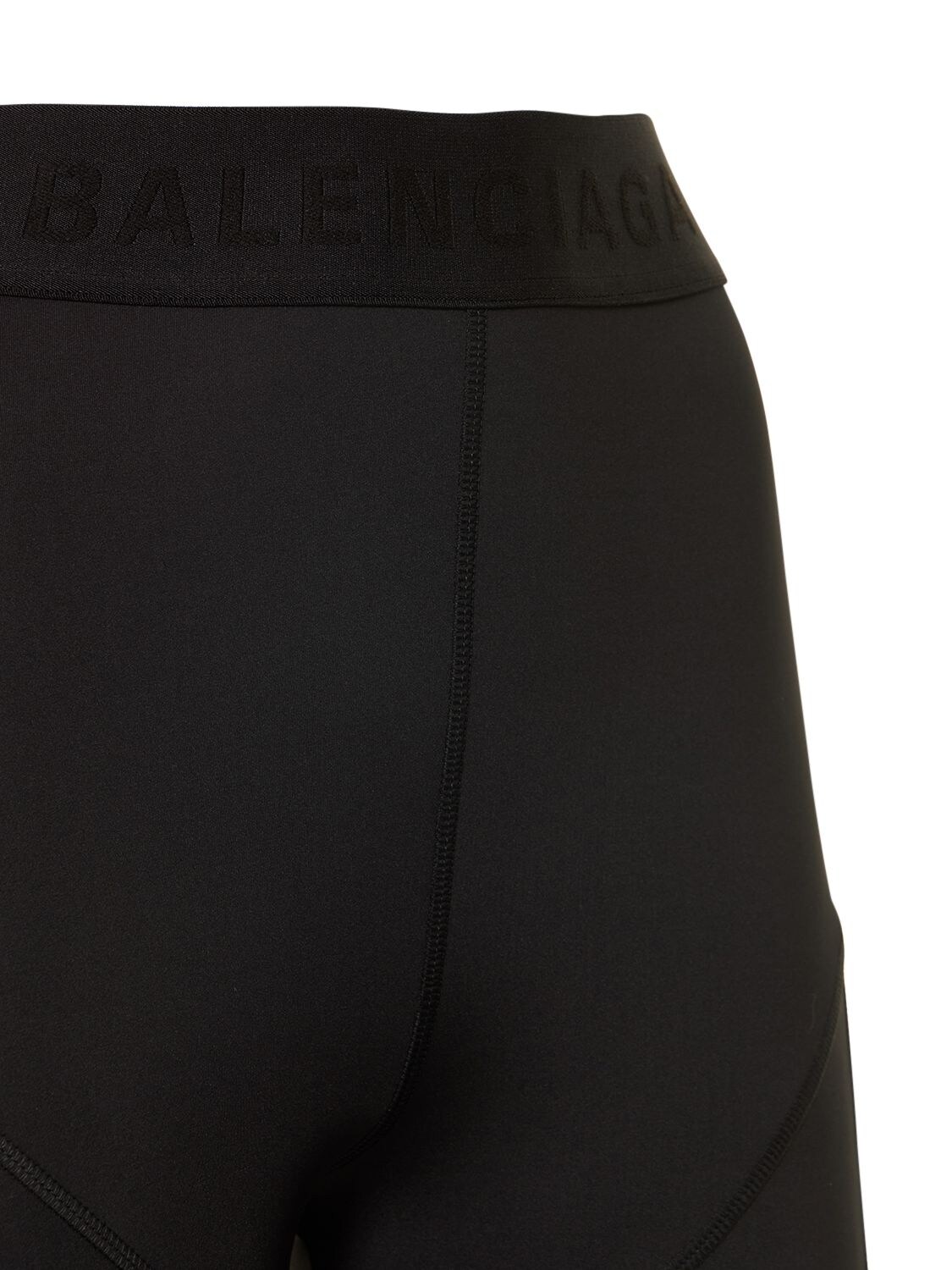 Shop Balenciaga Spandex Leggings In 블랙