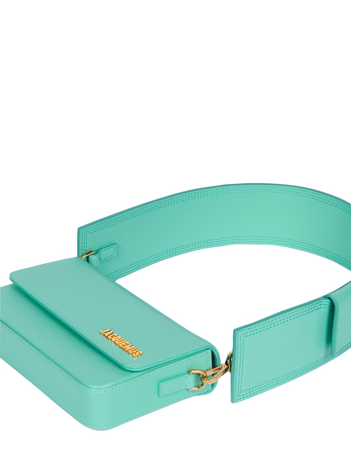 Jacquemus Green Le Carinu Leather Shoulder Bag ModeSens