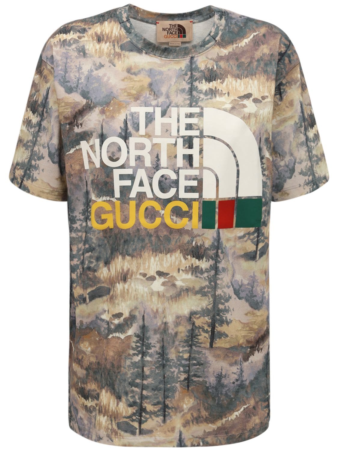 GUCCI THE NORTH FACE厚重棉质T恤,75I5K1117-MZIYOQ2