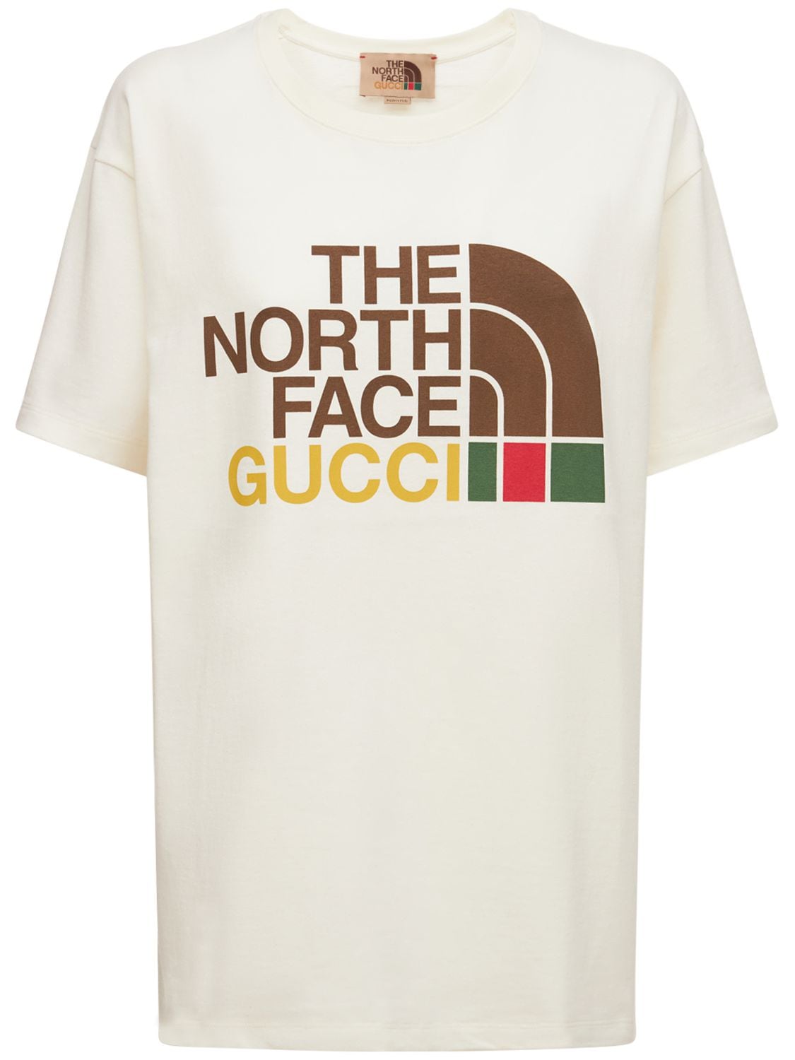 GUCCI X THE NORTH FACE印花棉质T恤,75I5K1127-OTA5NQ2