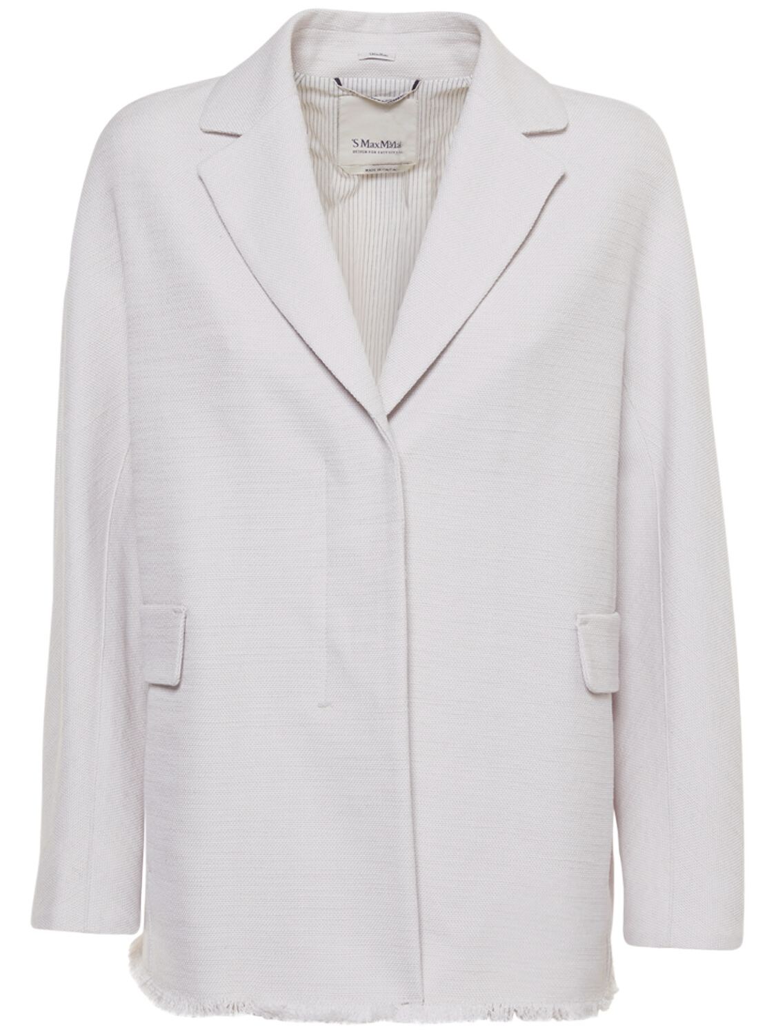 's Max Mara Alca Cotton & Linen Jacket In Tropical Sand