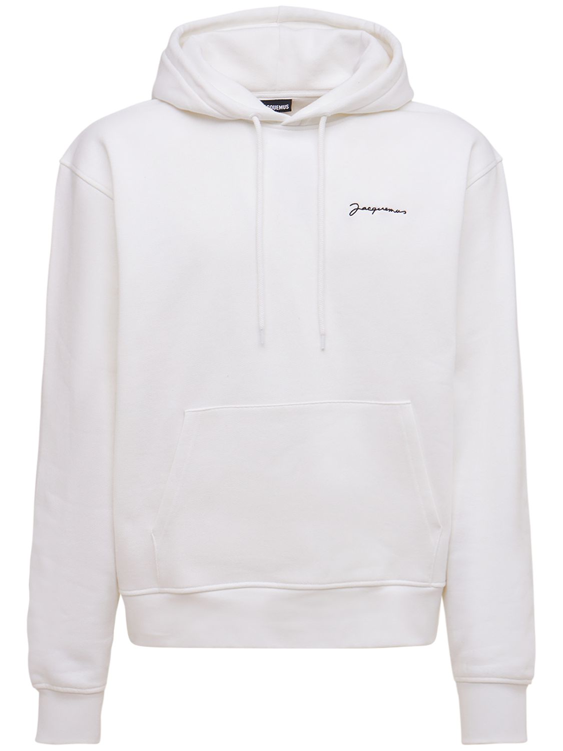 Jacquemus Sweat en jersey de coton à capuche le sweatshirt Blanc