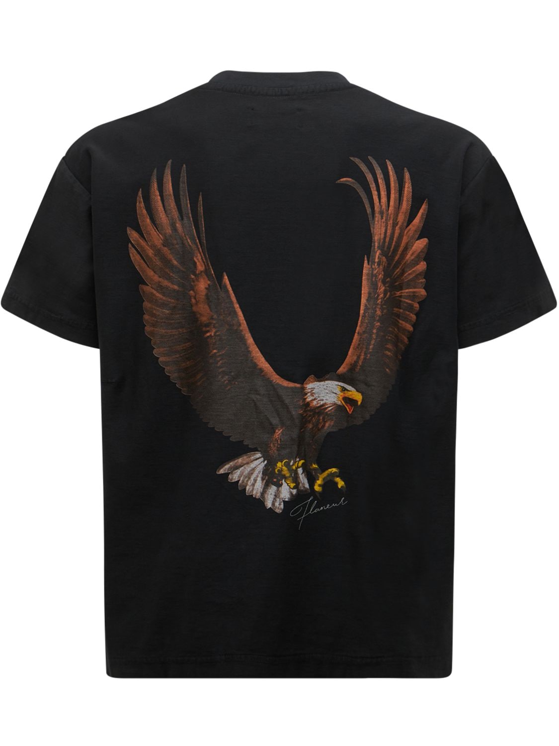 Seasonal Eagle Printed Cotton T-shirt