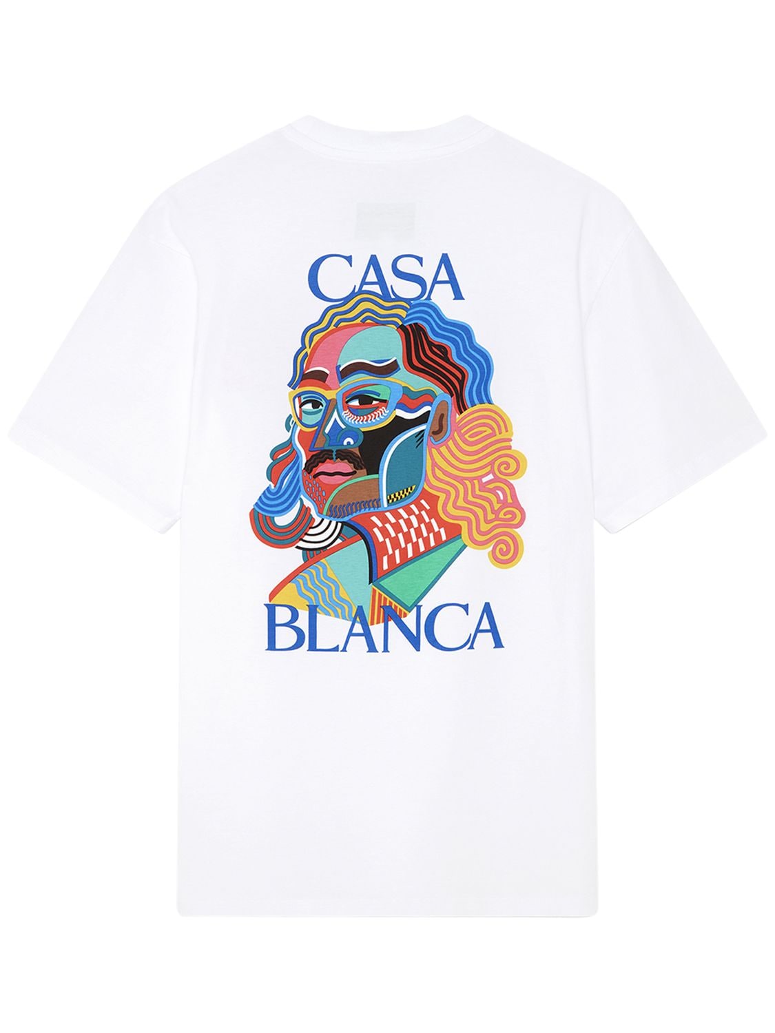 Casablanca Screen Printed T-shirt Masao San White
