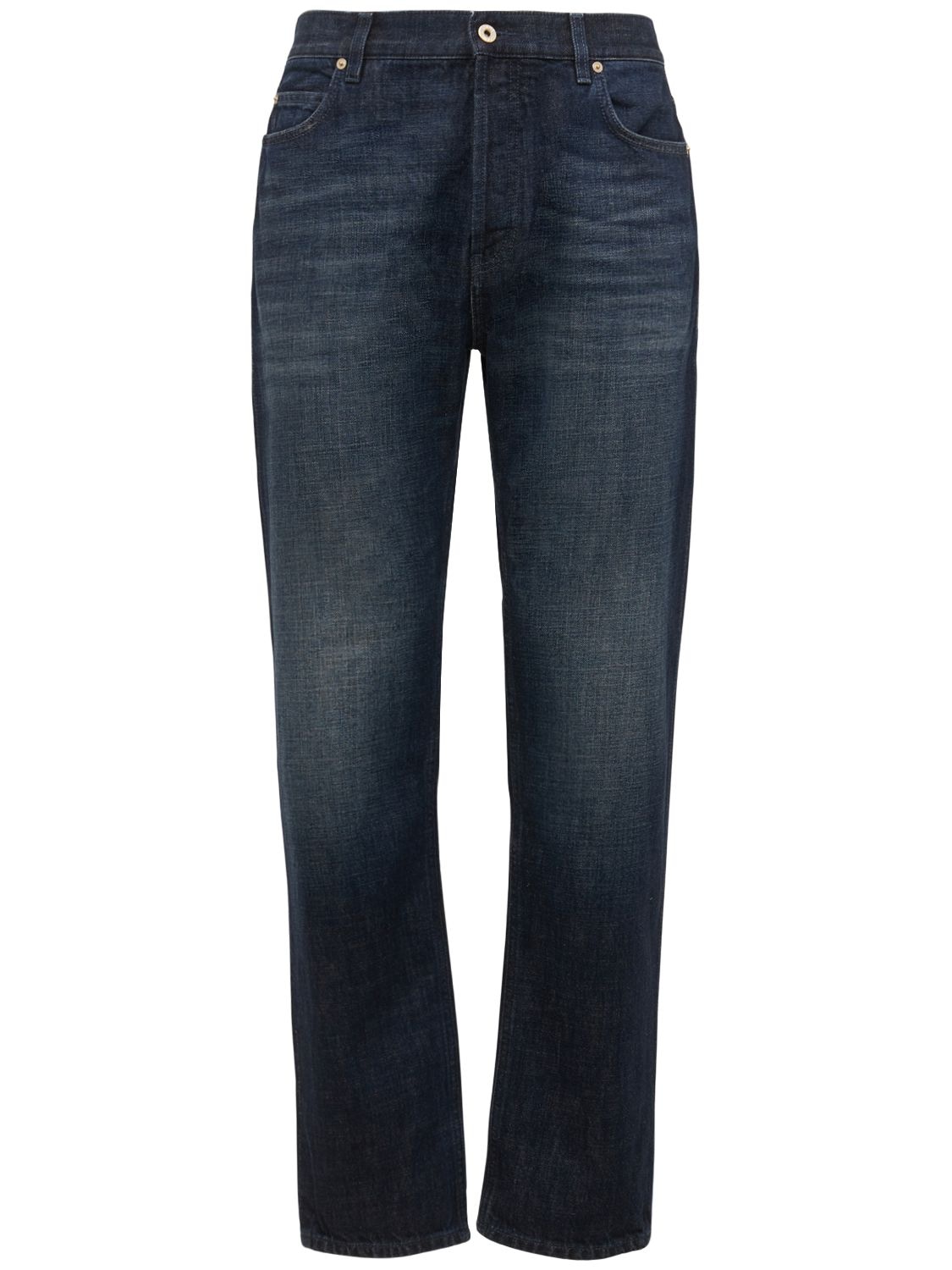 Loewe - Vintage wash cotton denim jeans - Blue | Luisaviaroma