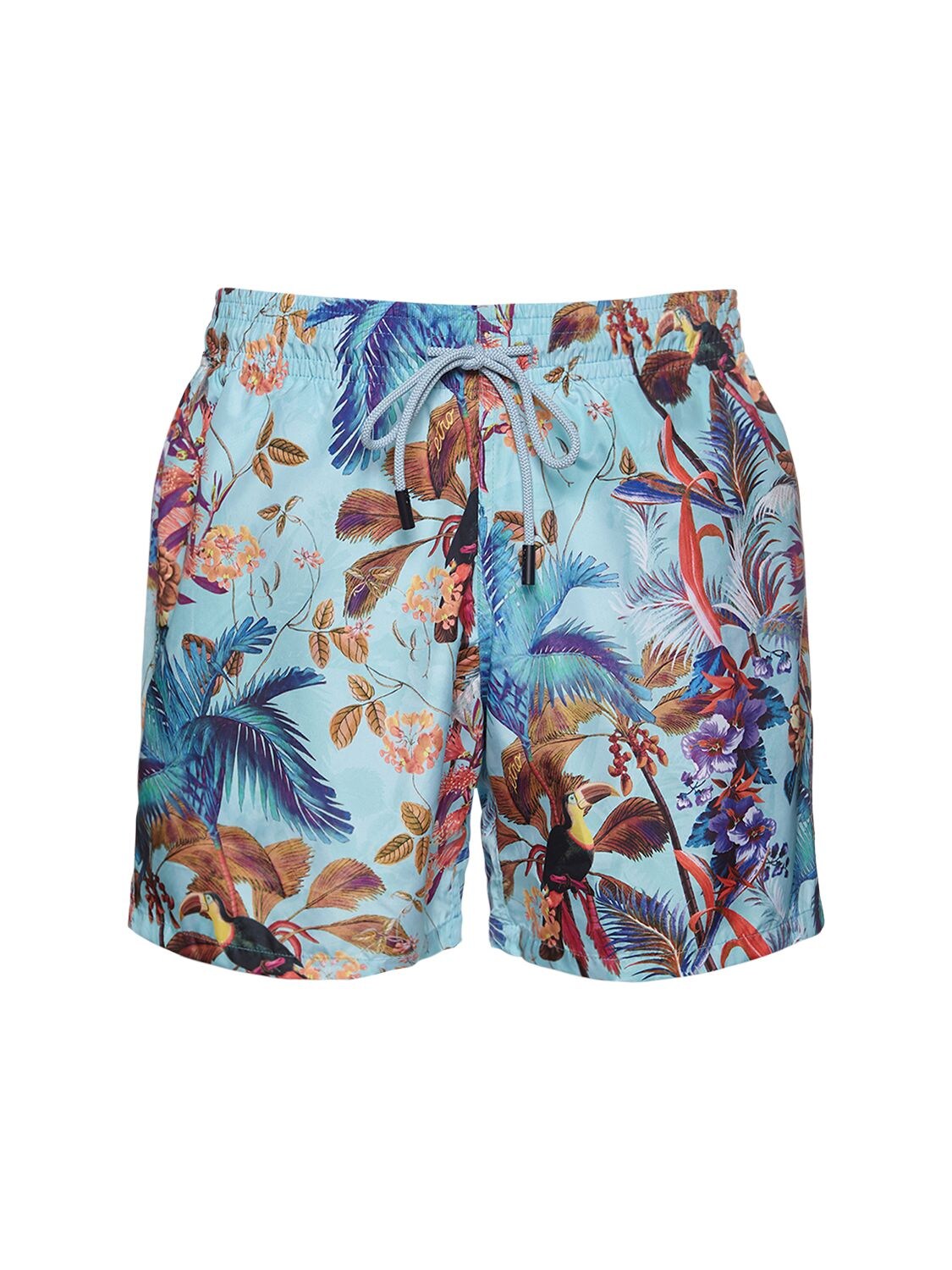 Luisaviaroma Men Sport & Swimwear Swimwear Swim Shorts Palm Print Tech Swim Shorts 