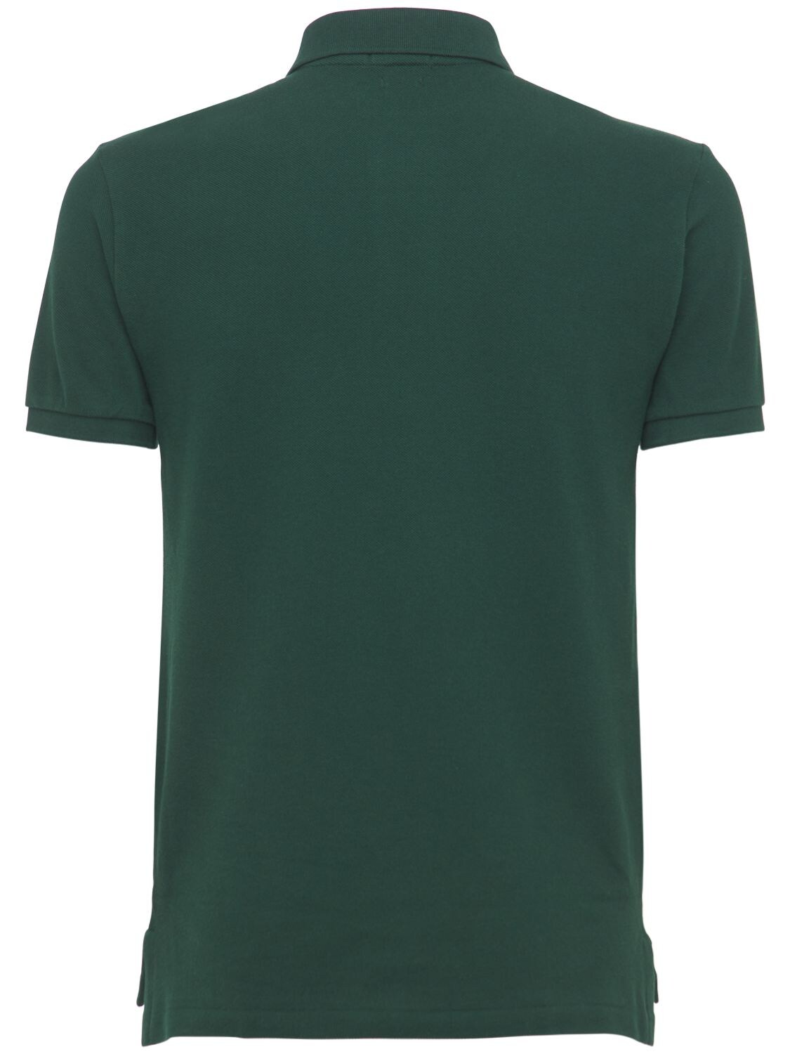 Shop Polo Ralph Lauren Cotton Piquet Polo Shirt In College Green