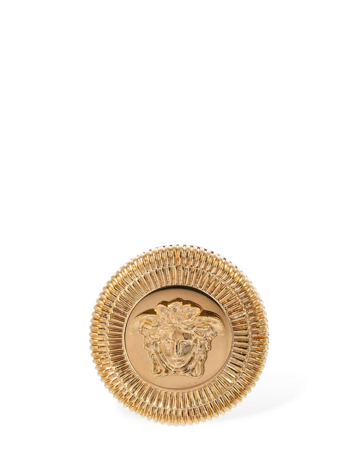 Versace Medusa Thick Ring In Gold