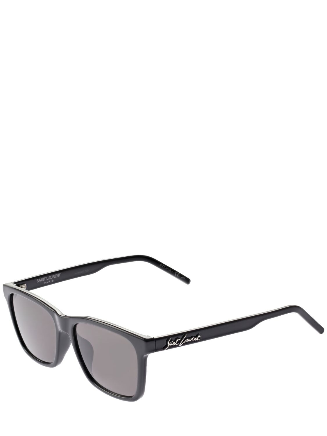 Saint Laurent Sl 318 Signature Acetate Sunglasses In Black | ModeSens