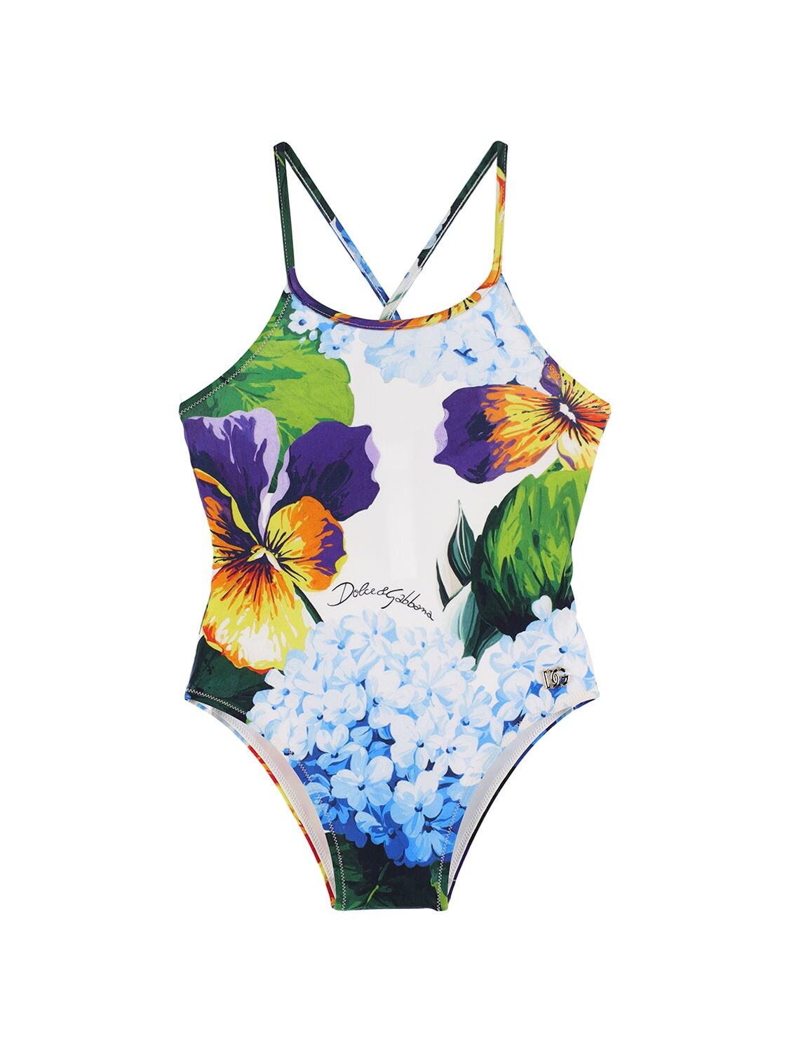 Printed Tech One Piece Swimsuit