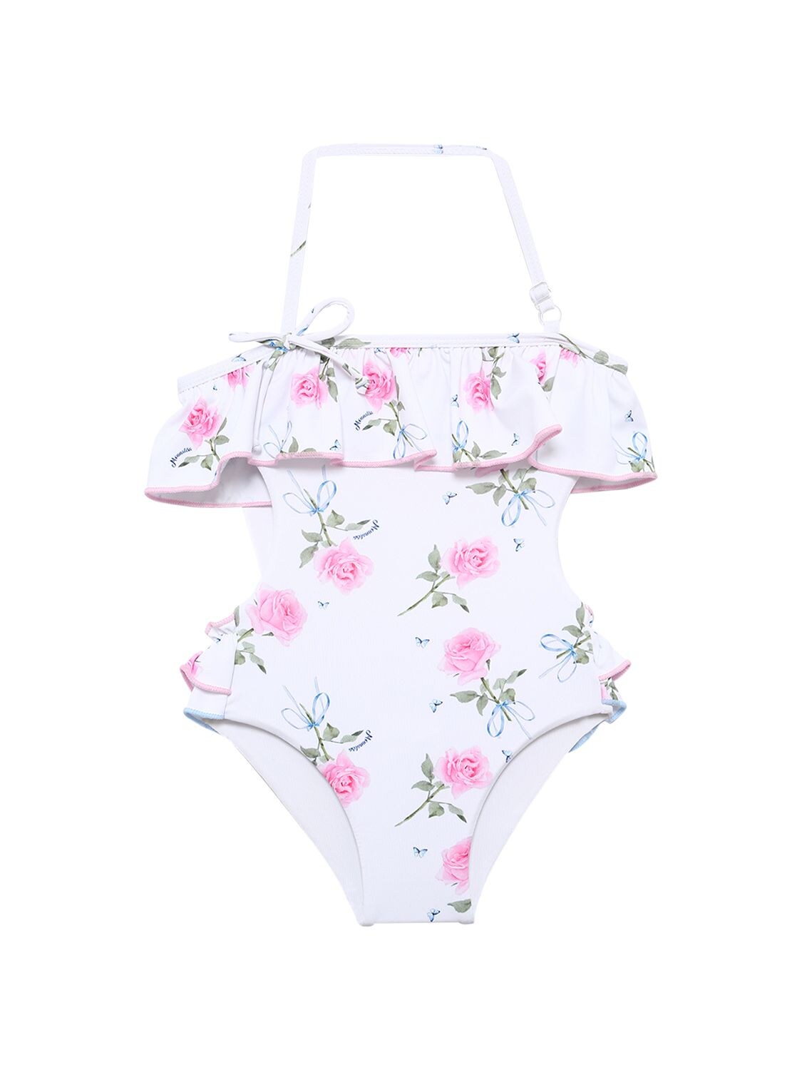 MONNALISA ROSE PRINT ONE PIECE SWIMSUIT