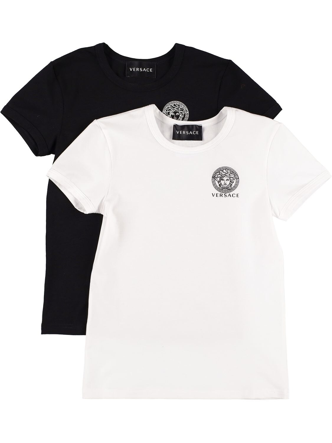 Set Of 2 Logo Cotton Jersey T-shirts