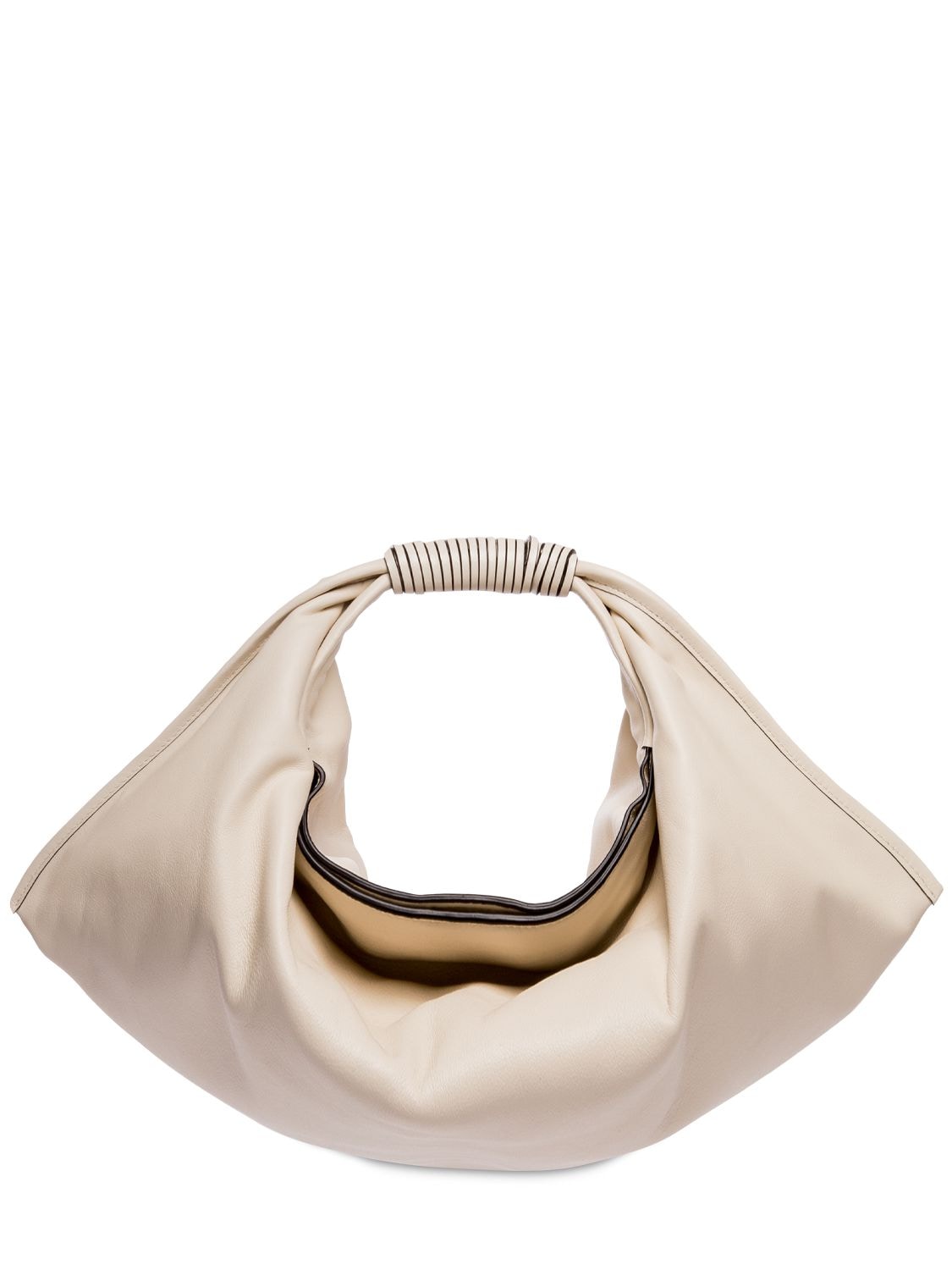 Staud Jetson Nappa Leather Top Handle Bag In Neutrals | ModeSens