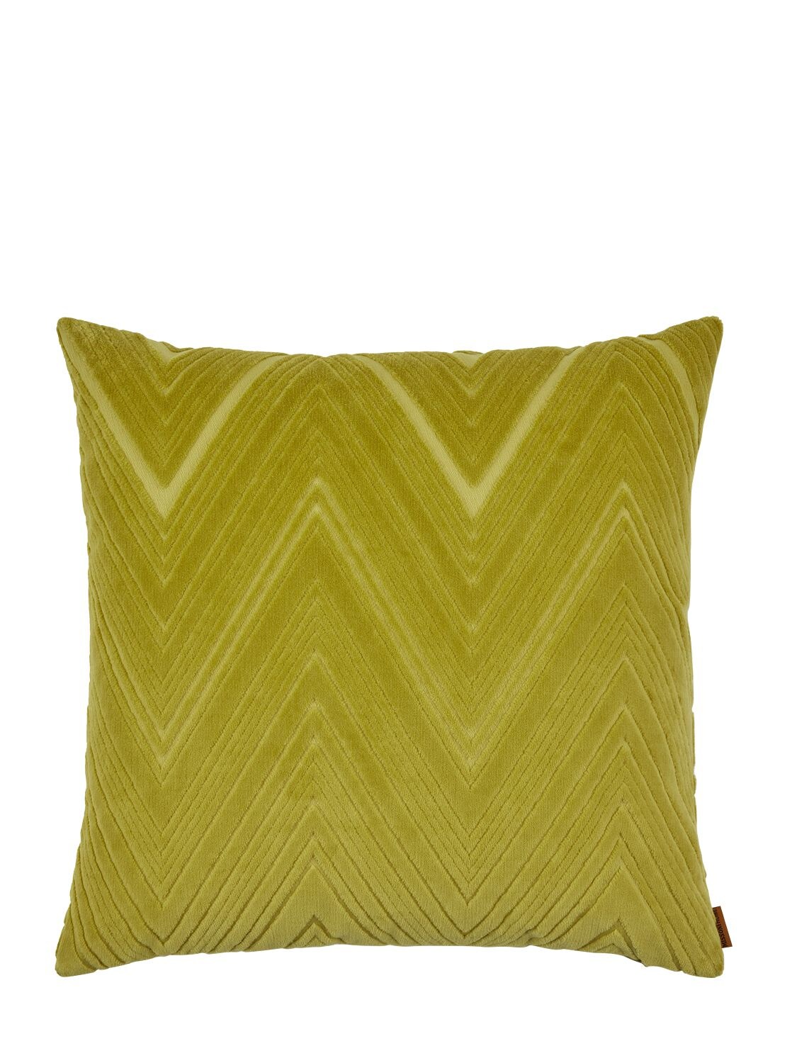 MISSONI HOME COLLECTION BASEL COTTON VELVET CUSHION