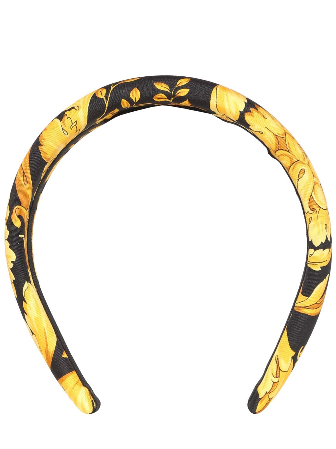 Versace - Baroque printed silk twill headband - | Luisaviaroma