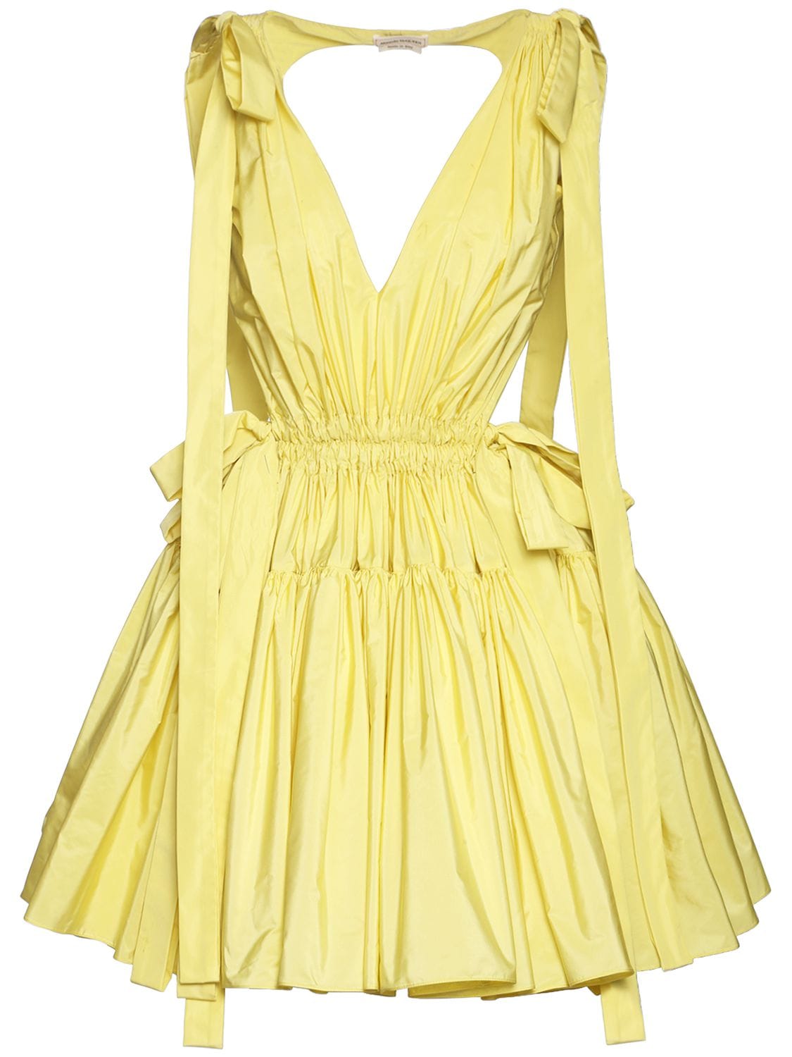ALEXANDER MCQUEEN OPEN BACK MINI DRESS