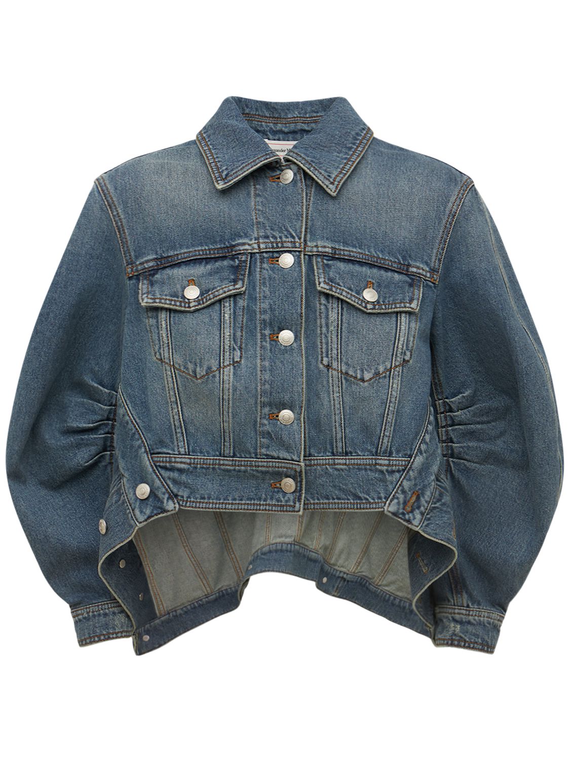 Alexander McQueen - Cotton denim jacket 