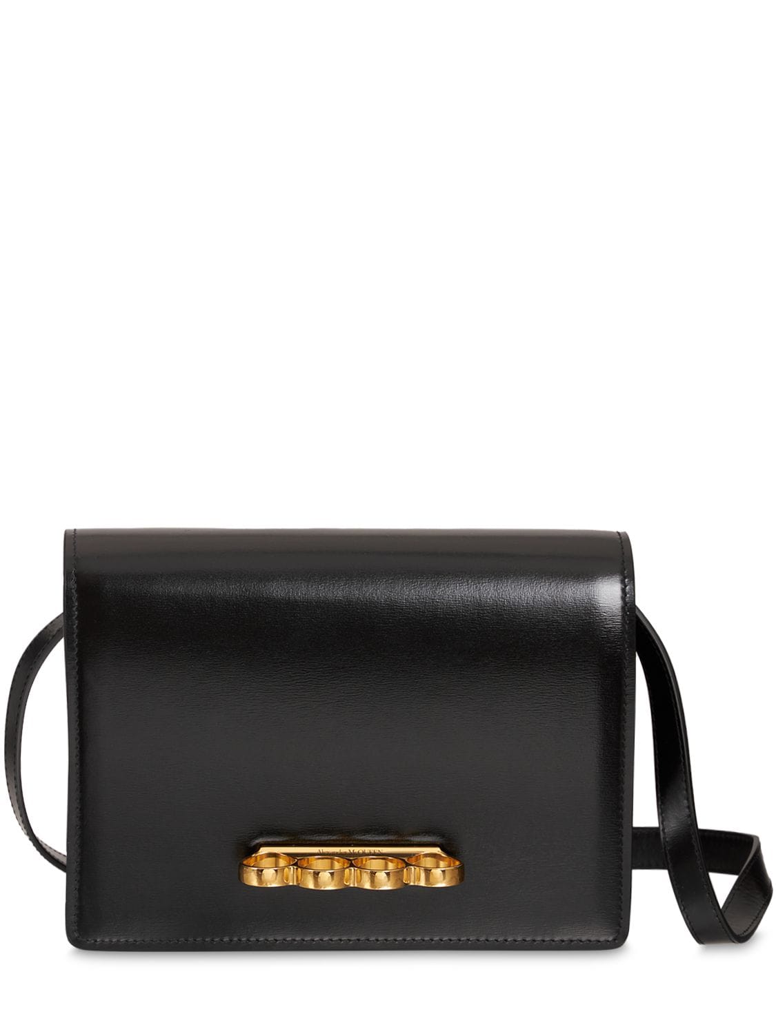 ALEXANDER MCQUEEN The Four Ring Leather Satchel