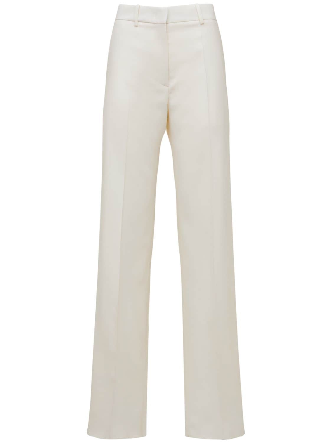 Tailored Straight Wide Pants