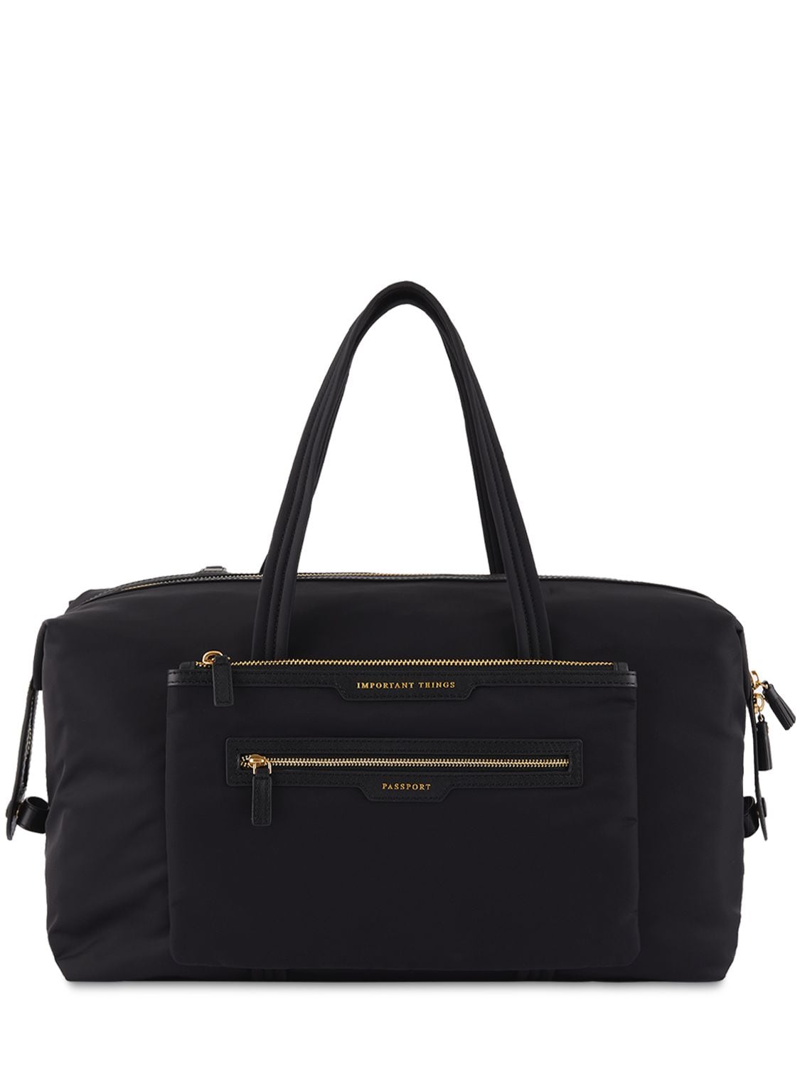 Anya Hindmarch Recycled Nylon Inflight Shoulder Bag In Black