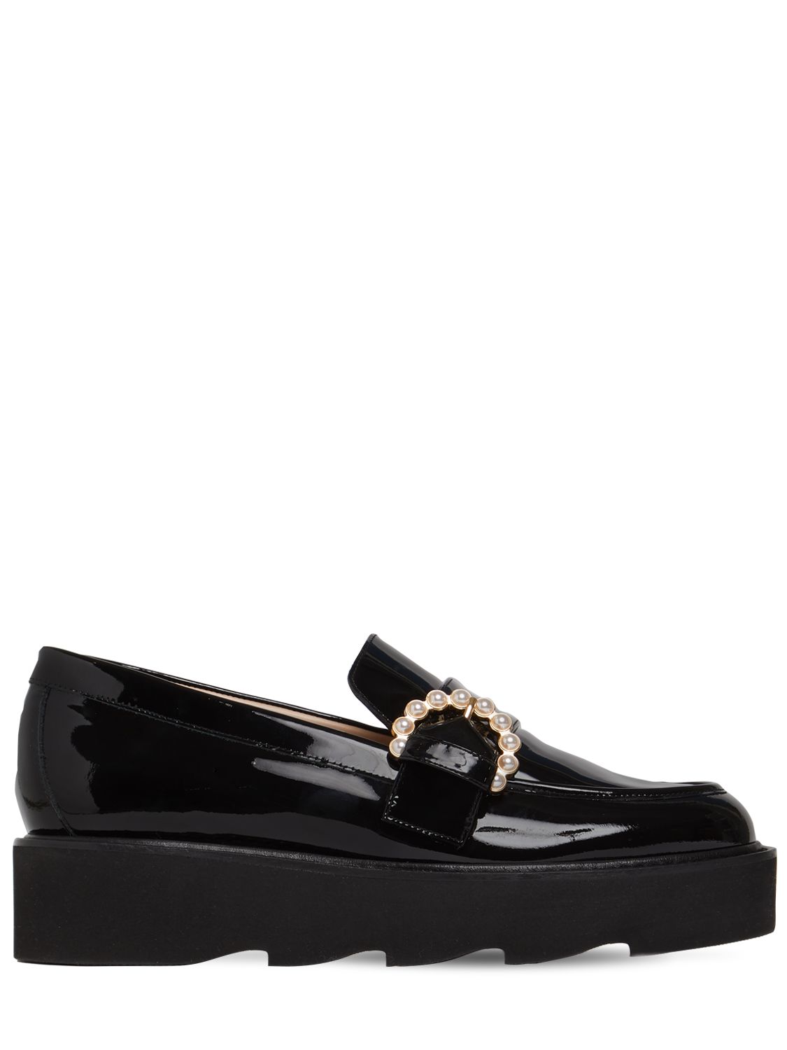 stuart weitzman platform loafers