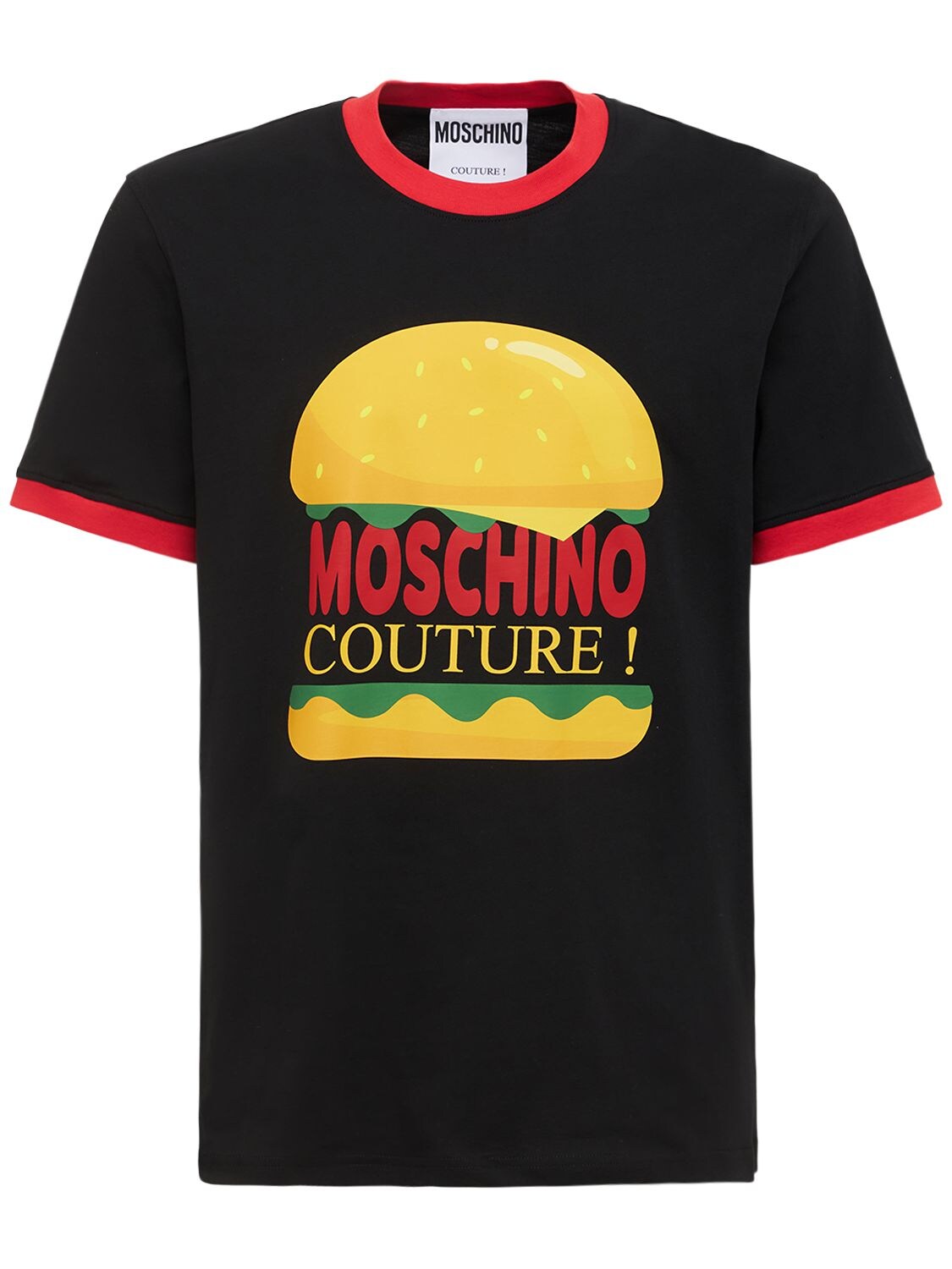 Moschino Couture Print Cotton T-shirt