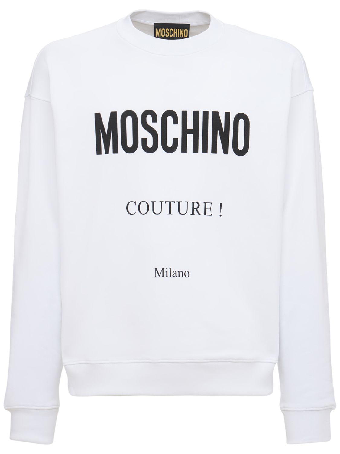 grey moschino sweatshirt