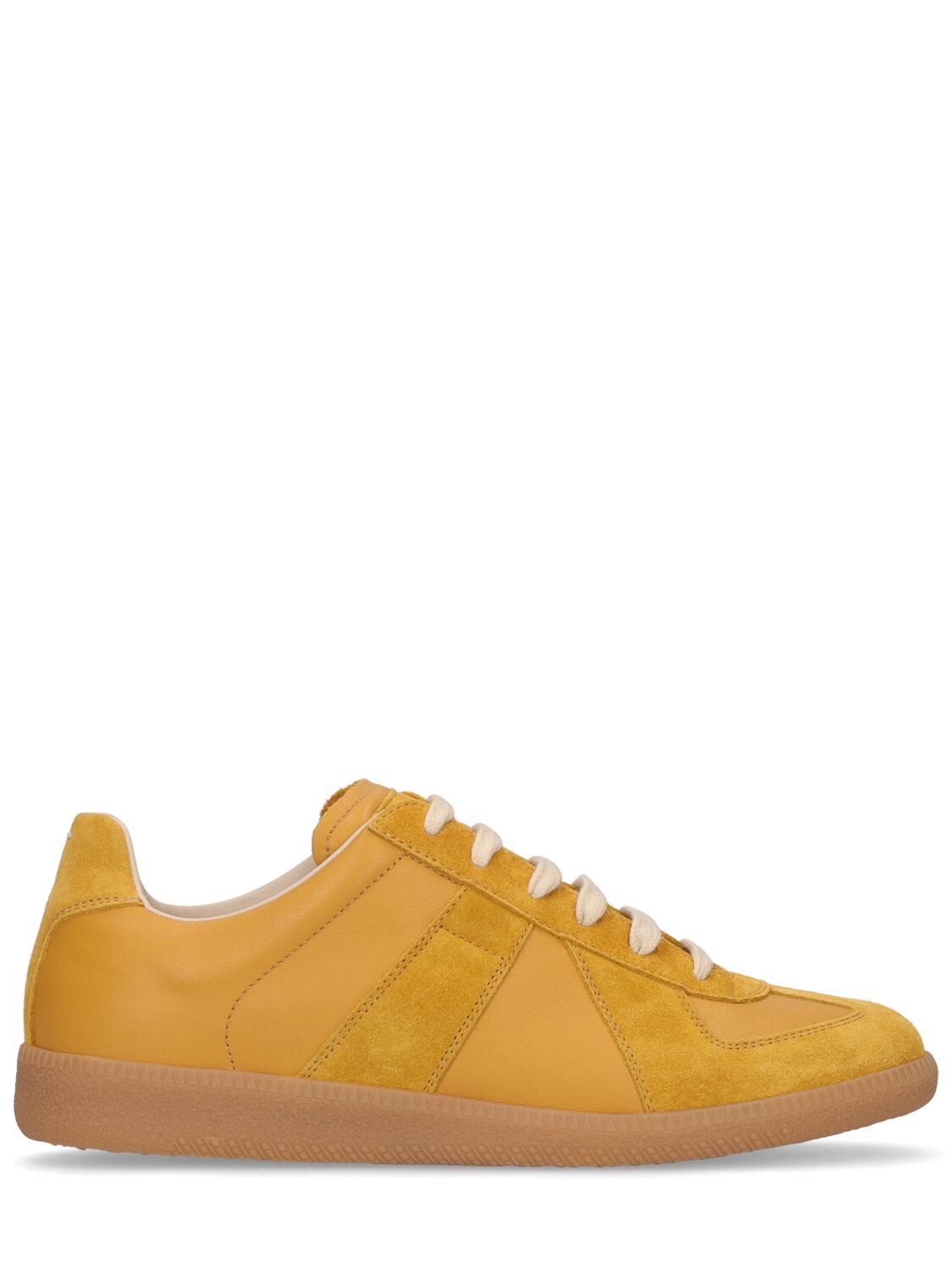 MAISON MARGIELA 20mm Replica Leather & Suede Sneakers