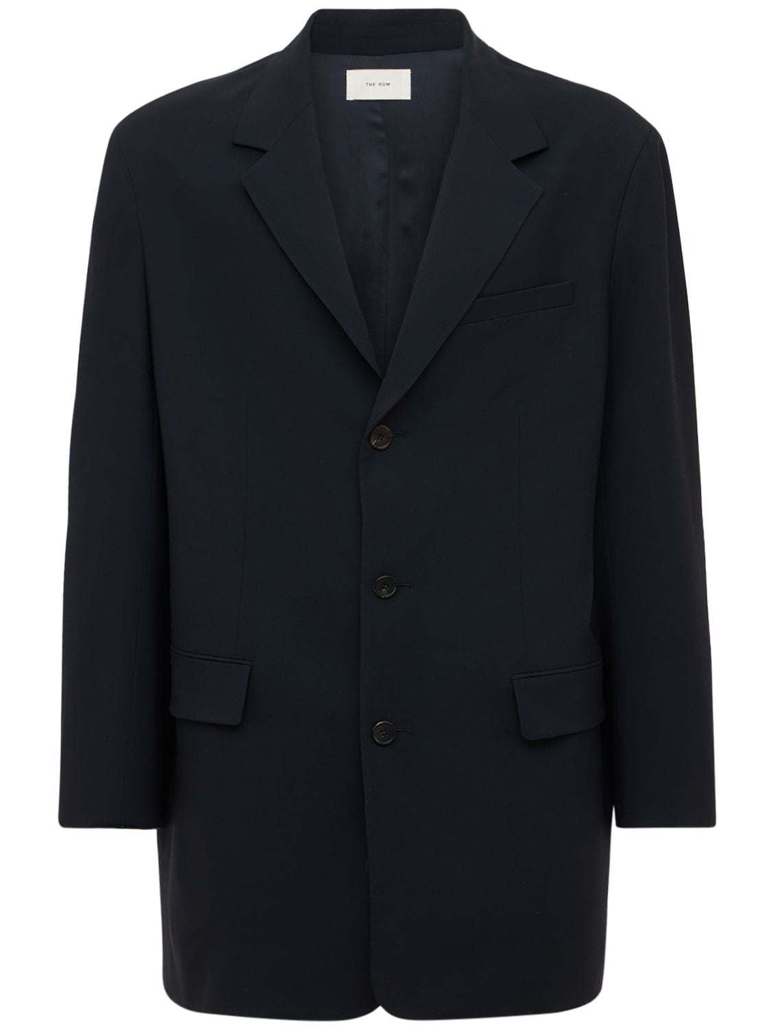 The Row Winslow Oversize Wool Gabardine Blazer In Navy | ModeSens