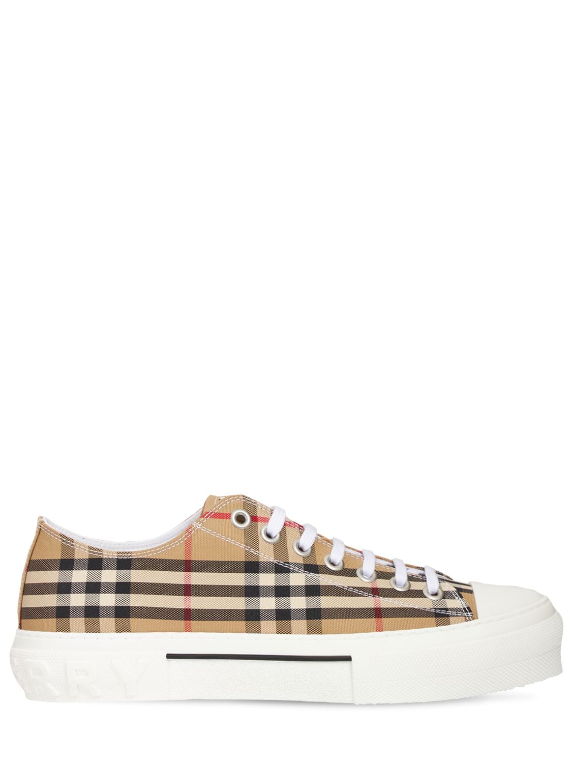 Image of Jack Canvas Check Low Sneakers