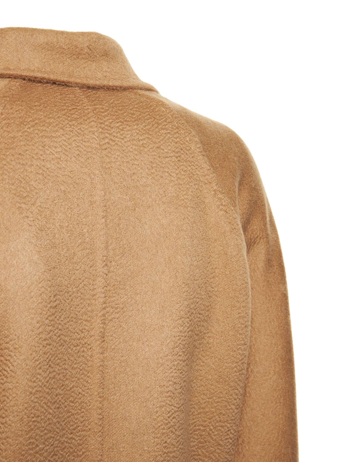 Shop Max Mara Ludmilla Belted Cashmere Midi Coat In Camel