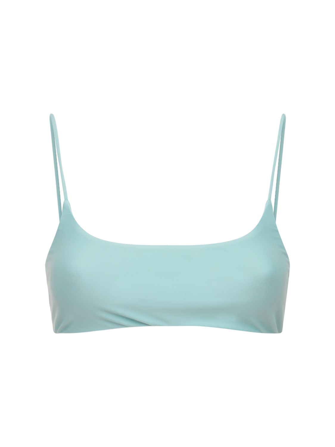 Jade Swim Muse Scoop Bikini Top In Light Blue