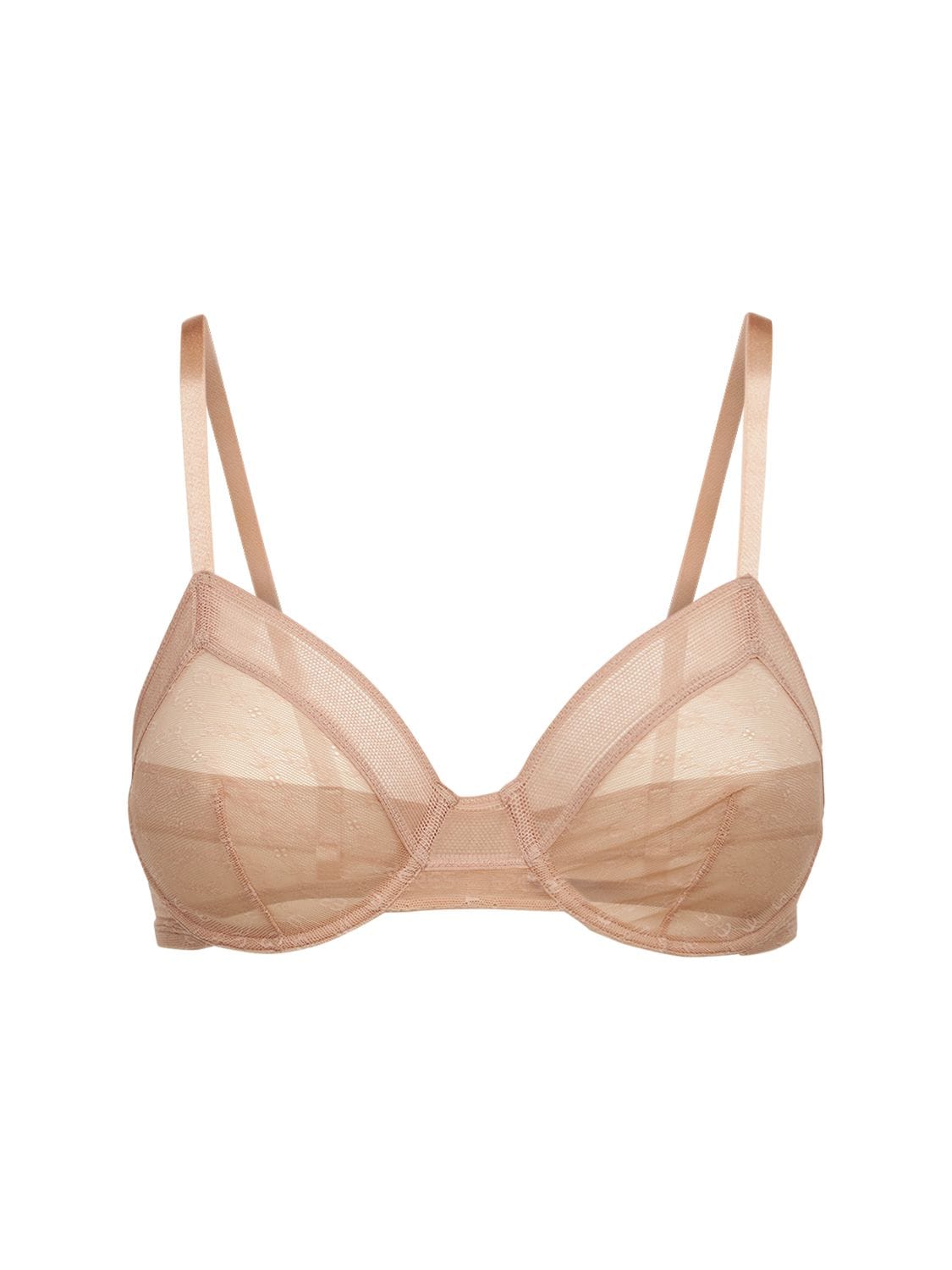 Eres Positive Full Cup Lace Underwire Bra In Nude