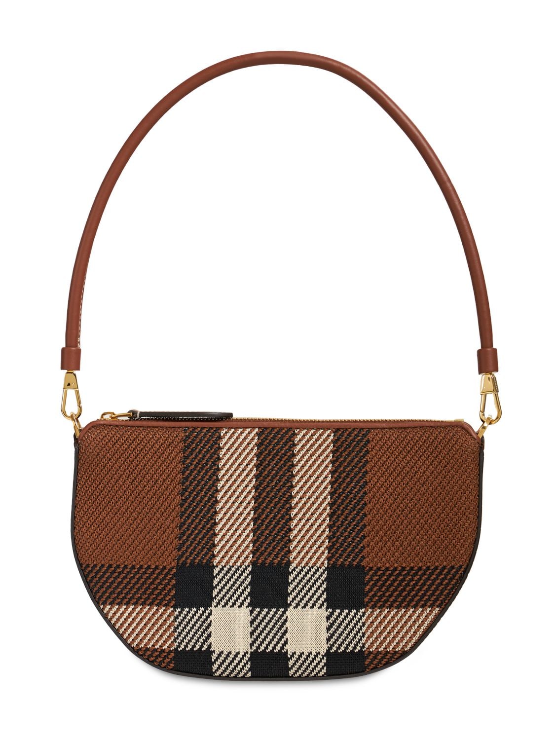 brown burberry purse