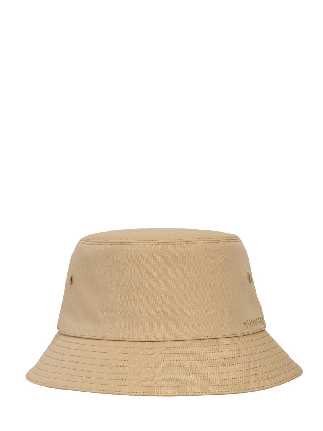 Burberry Reversible Logo-embroidered Cotton-twill Bucket Hat In Beige ...