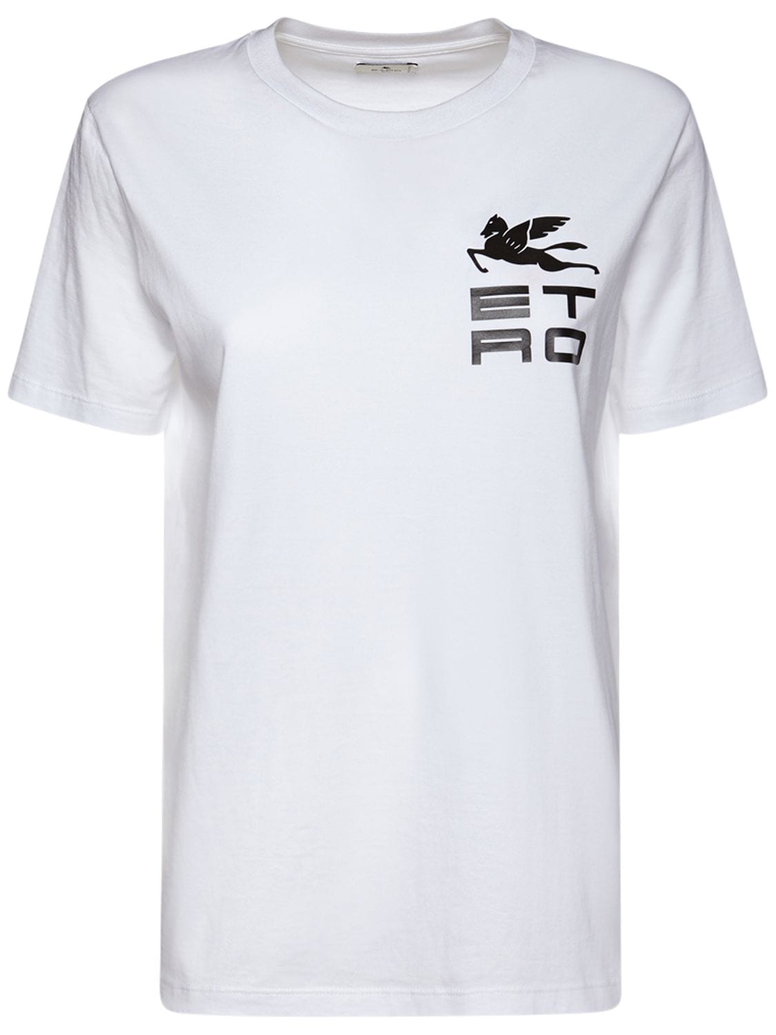ETRO LOGO棉质平纹针织T恤,75ID4M053-OTKW0