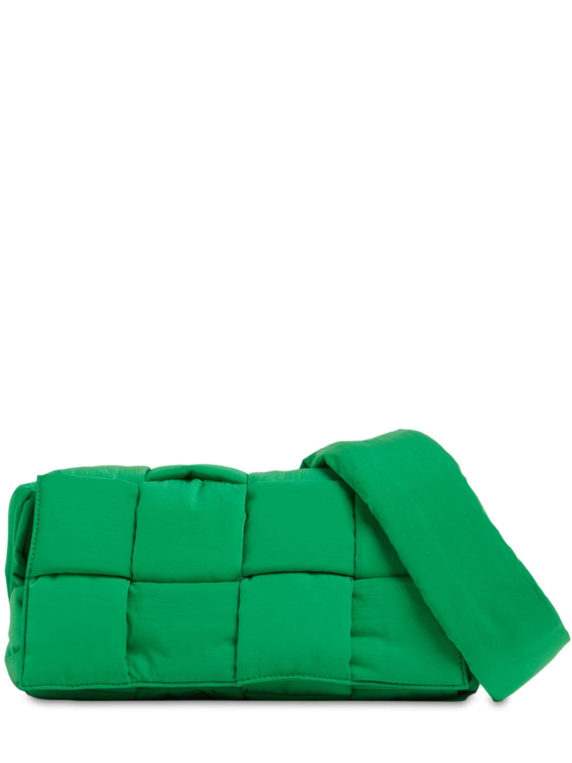 Bottega Veneta Padded Tech Cassette Crossbody Bag In Green