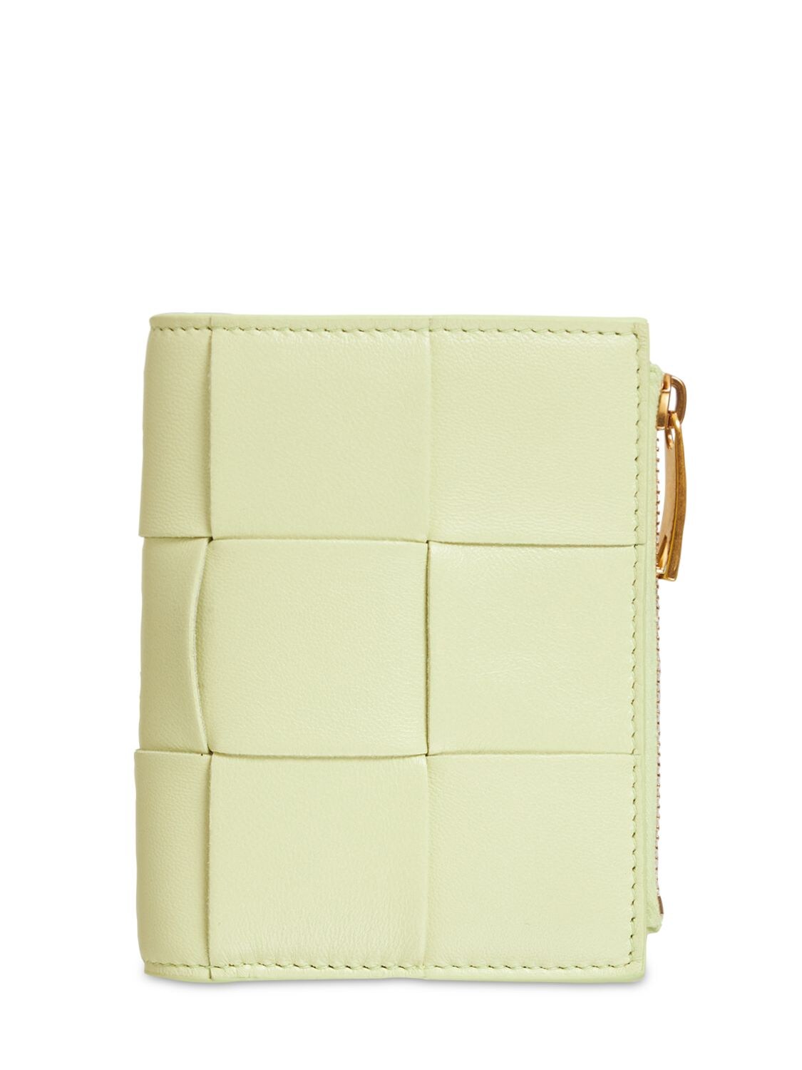 Bottega Veneta - Intreccio bi-fold leather wallet - | Luisaviaroma