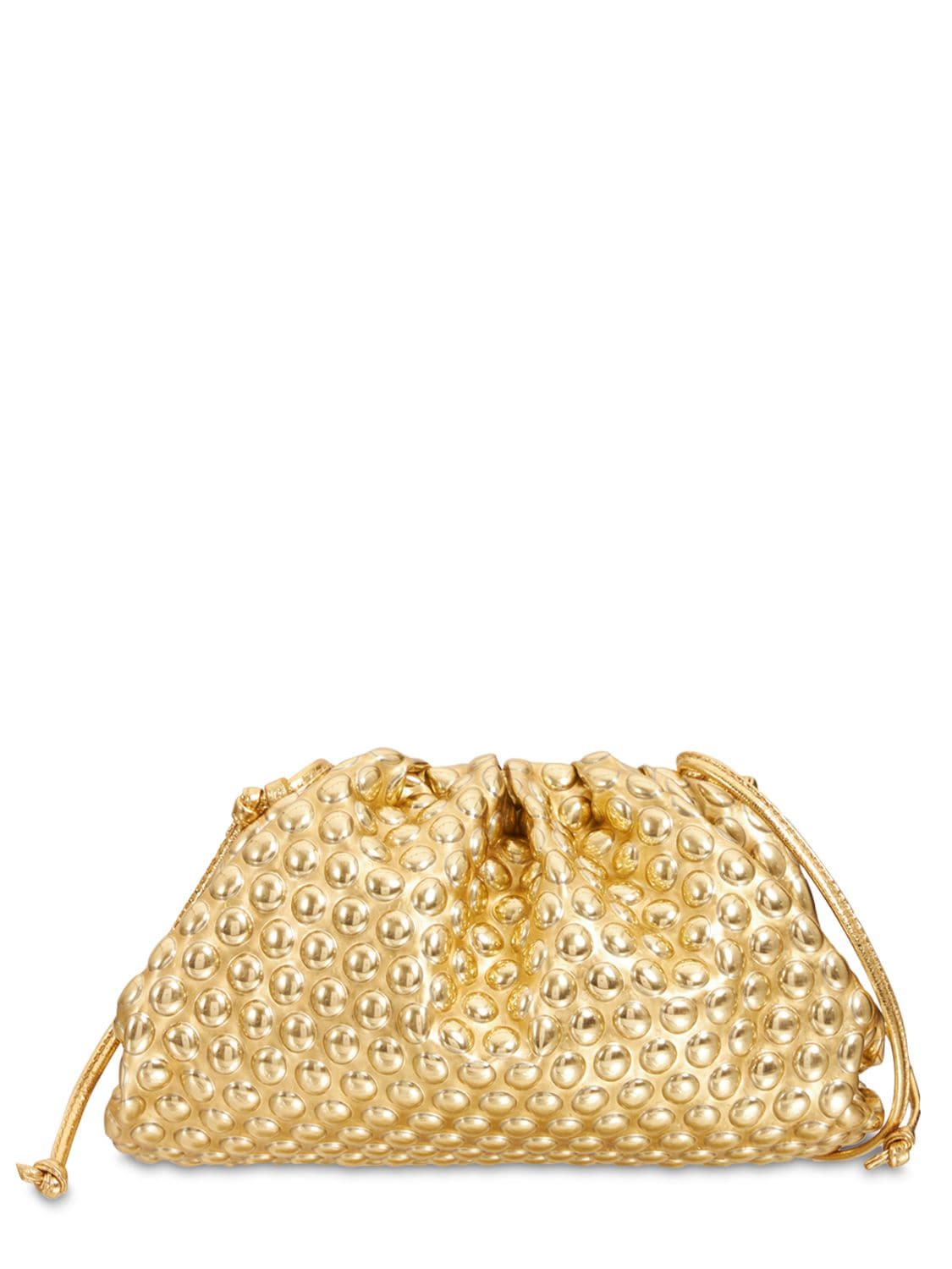 bottega veneta mini pouch gold