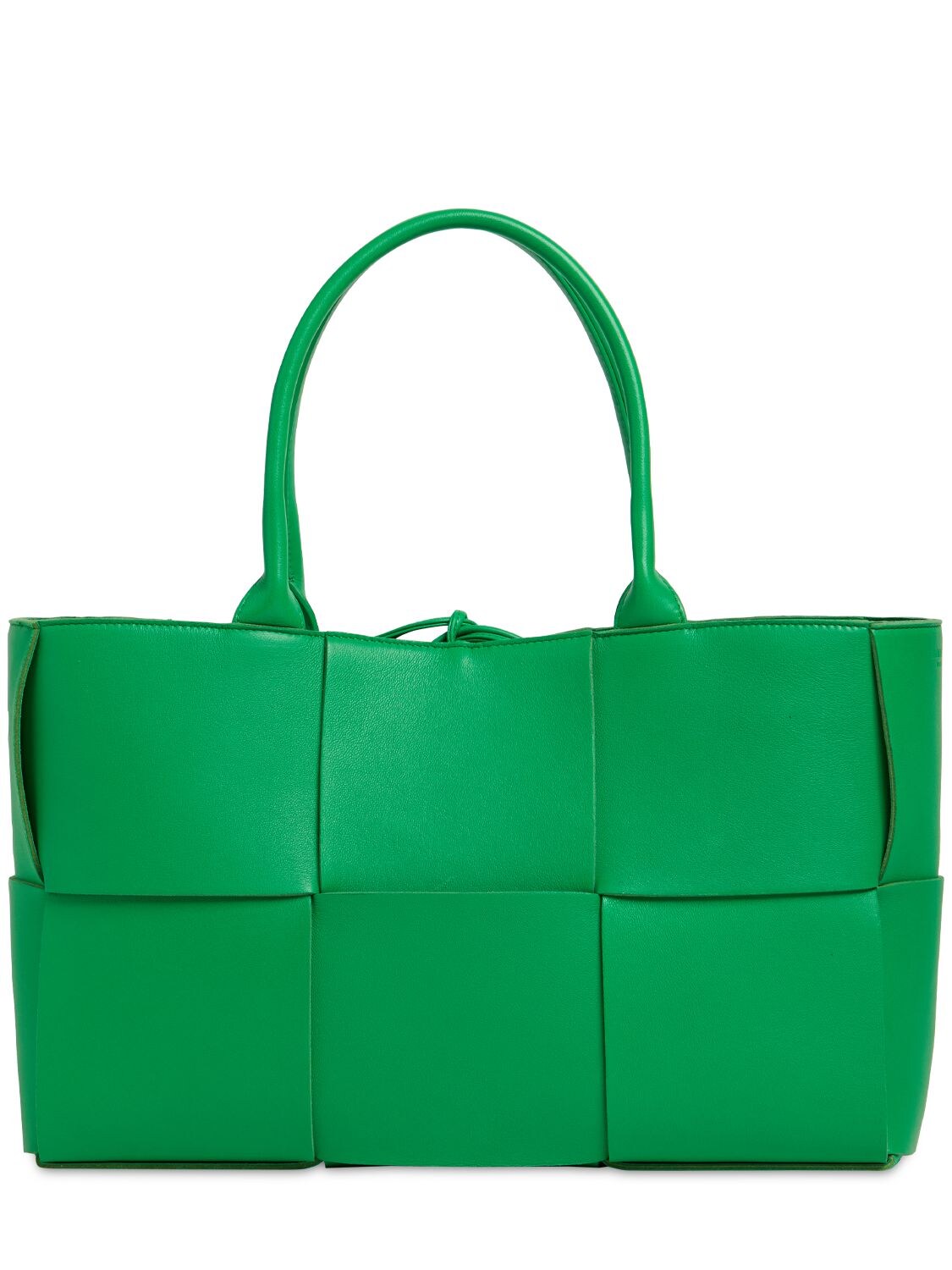 Shop Bottega Veneta Medium Arco Leather Tote Bag In Parakeet