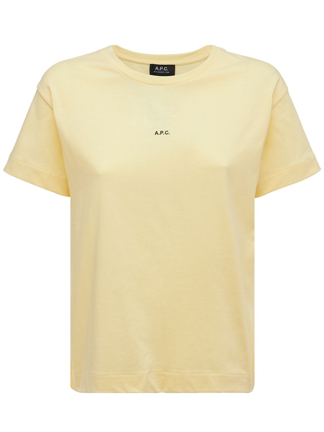 A.P.C. JADE LOGO棉质平纹针织T恤