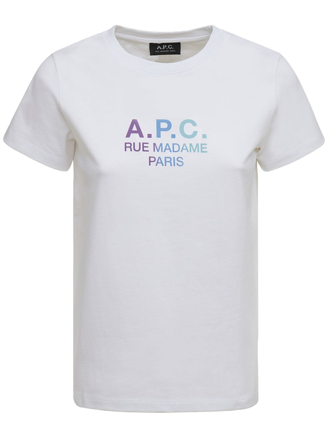 APC JENNY LOGO COTTON JERSEY T-SHIRT