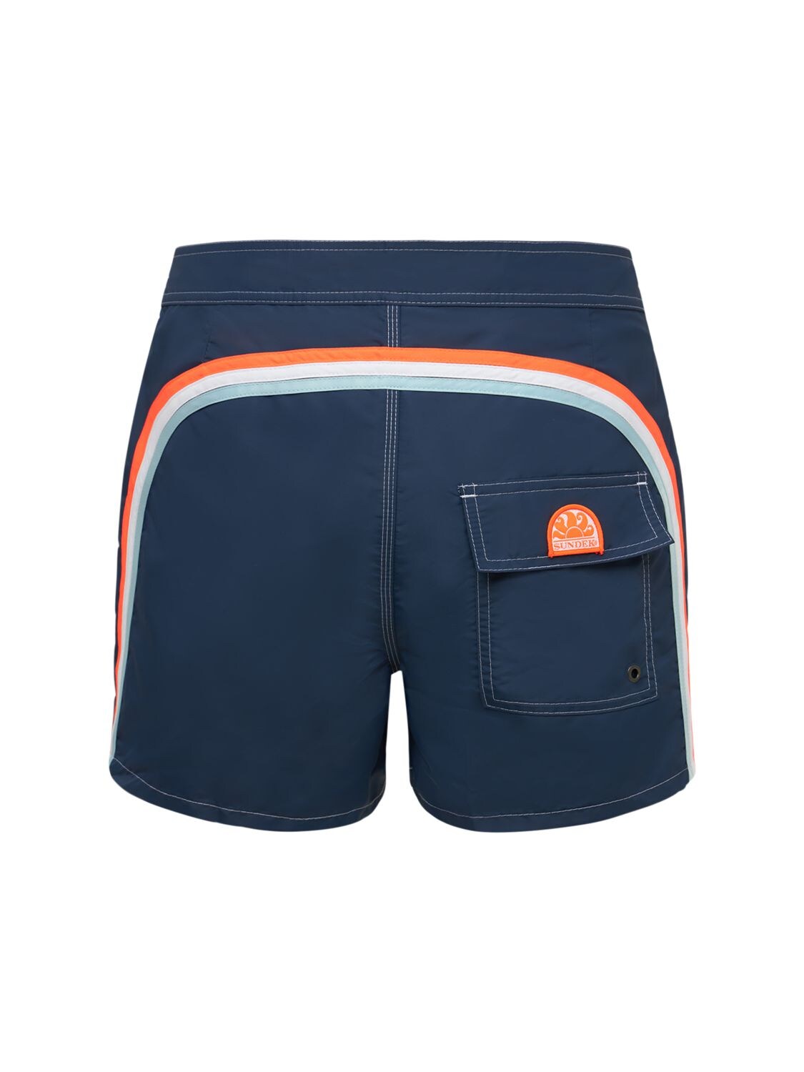 Shorts Mare In Nylon Con Logo