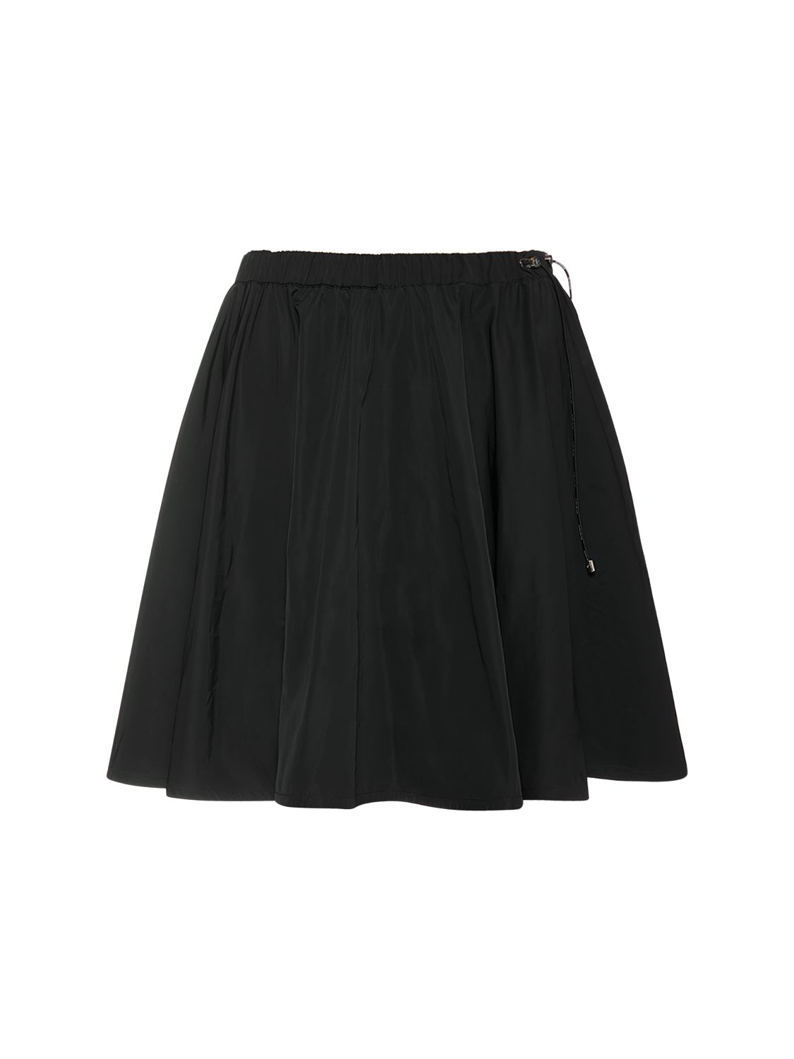 Pleated Nylon Skirt