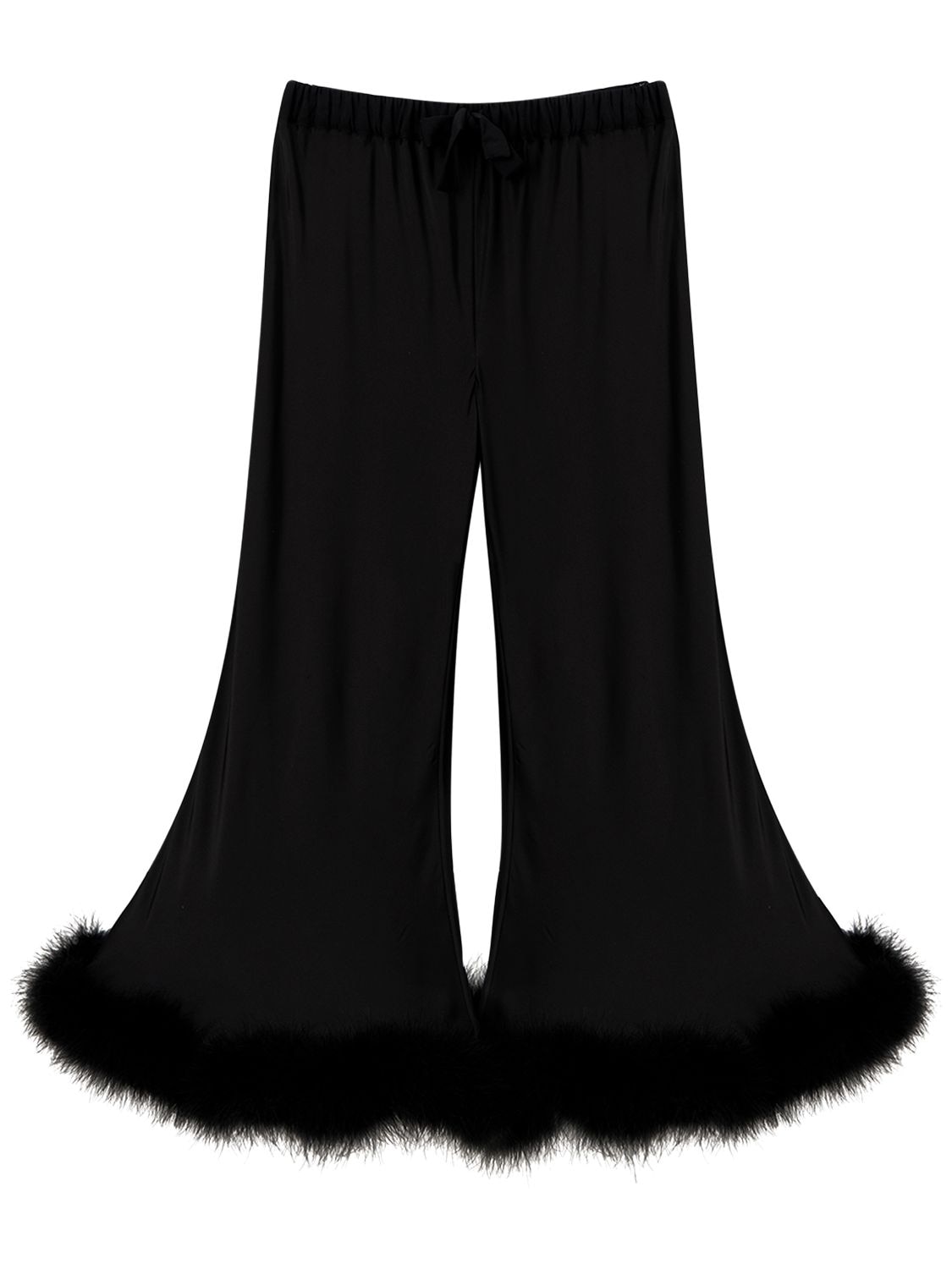 SLEEPER JERSEY BOUDOIR PANTS W/ FEATHERS 75IDP8010-QKXBQ0S1